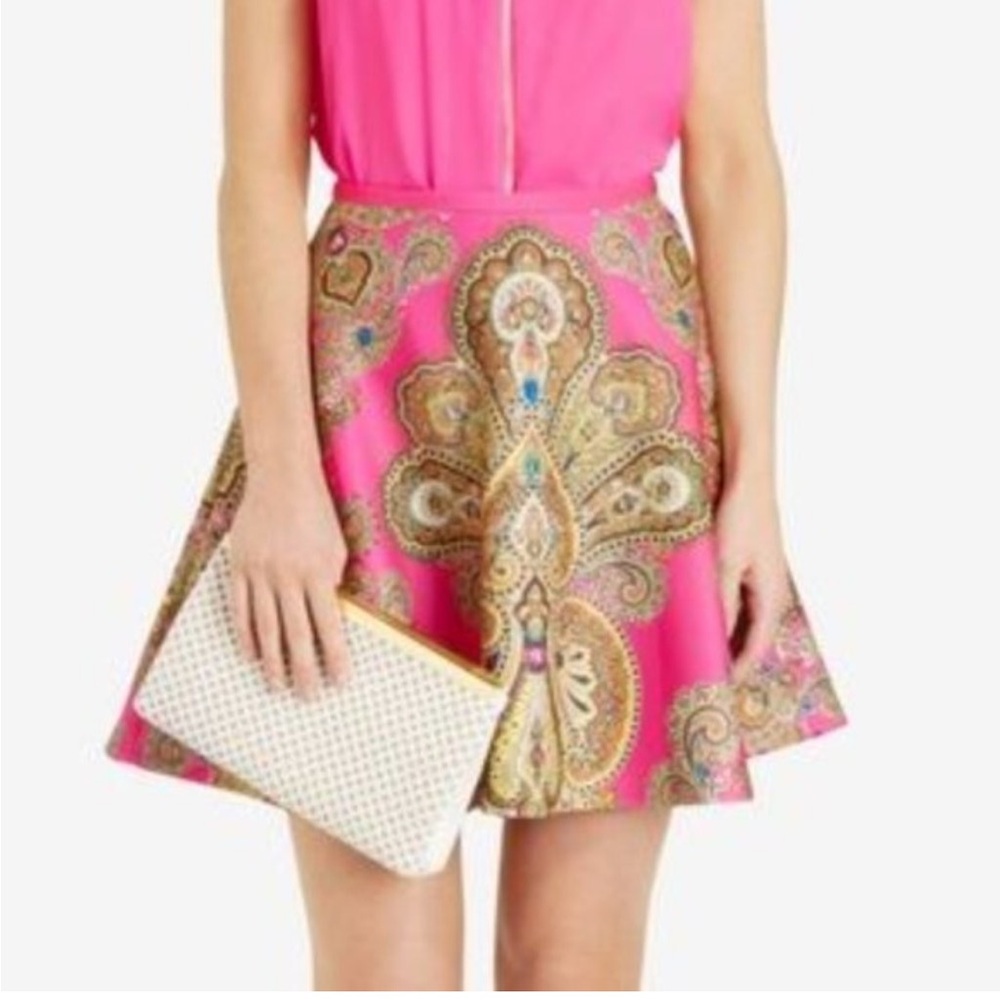 Ted Baker Pink Skater Skirt Size 1